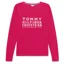 Tommy Hilfiger Women's Paris Studded Logo Long Sleeve T-Shirt - Cherry